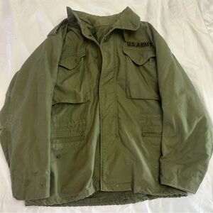 Military ARMY Cold Weather Coat Jacket w/Liner NATO Size SMALL/SHORT 6070/8494.